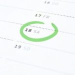 Im Kalender ist ein Termin markiert.